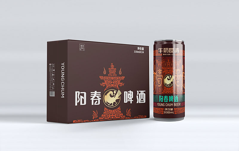 陽春啤酒牛奶世濤330ml罐裝