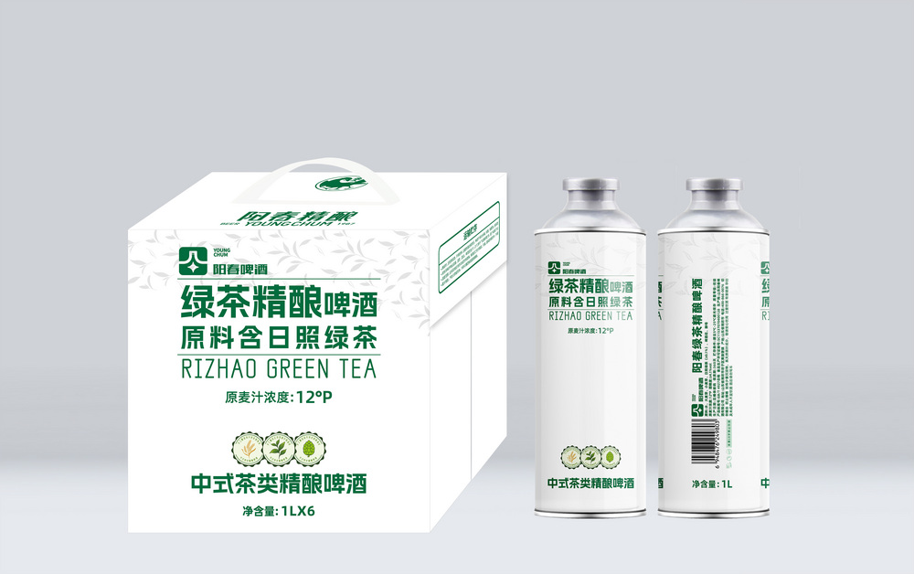 陽春啤酒綠茶精釀啤酒-日照綠茶